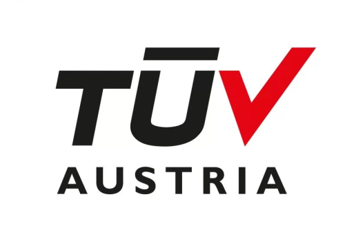 Λογότυπο TUV Austria, φροντιστήριο Ρούλα Μακρή.